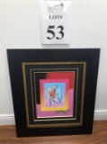 PETER MAX FRAMED ART 