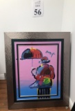 PETER MAX FRAMED ART 