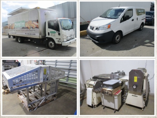 Commercial Baking Production Equipment & Vehicles