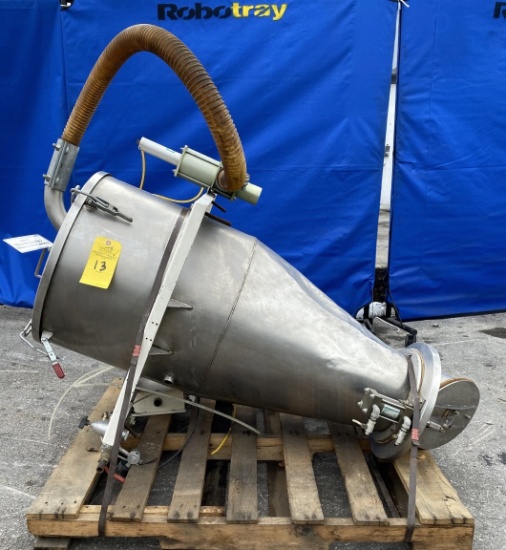 STAINLESS STEEL  VACUUM SCALE HOPPER