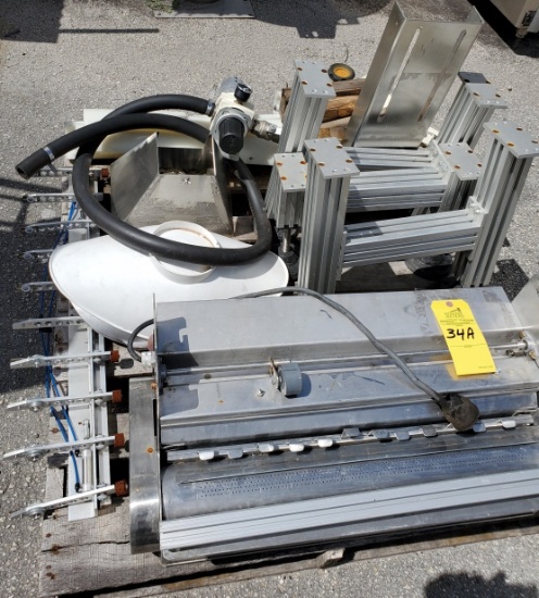ASSORTED PARTS AND SUPPORT FRAMES