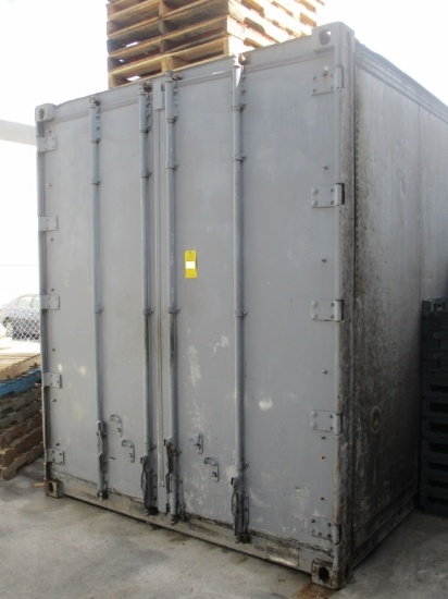 SELF CONTAINED REFRIGERATED SHIPPING CONTAINER