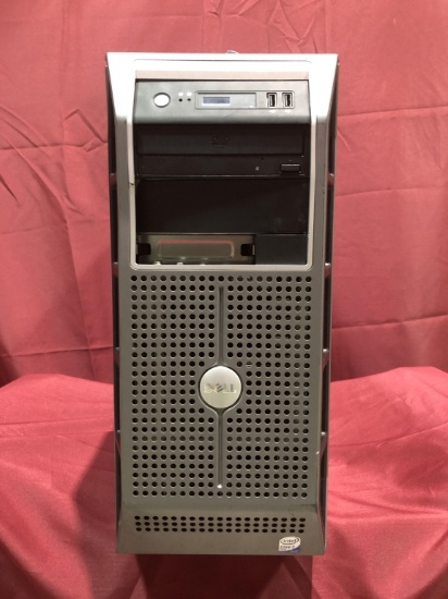 DELL SERVER POWEREDGE T300 CORE 2 DUO, NO POWER CORD, HDD REMOVED