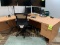 OFFICE SUITE CONSISTING OF: L-SHAPED DESK, CHAIR,