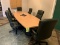 12' CONFERENCE TABLE WITH (6) CHAIRS