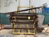 LOT CONSISTING OF: MATERIAL RACK, REBAR AND