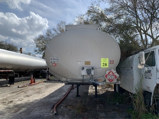 1984 FRUEHAUF FUEL TANK TRAILER