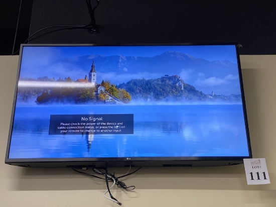 LG 55" TV WITH MOUNTING BRACKET