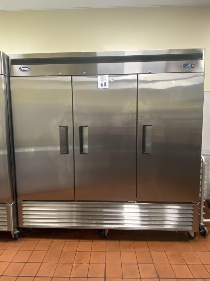 ATOSA STAINLESS STEEL THREE DOOR REFRIGERATOR