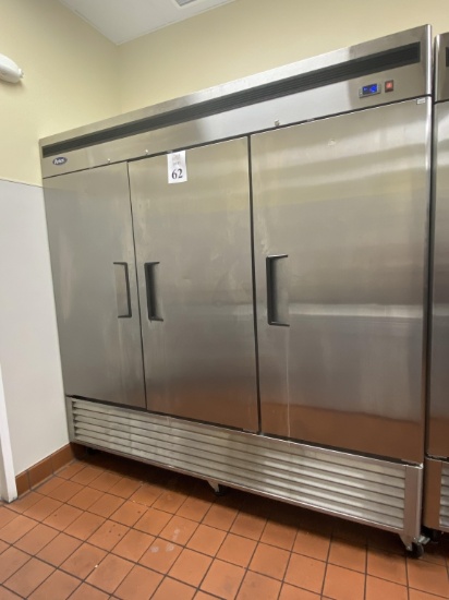 ATOSA STAINLESS STEEL THREE DOOR FREEZER