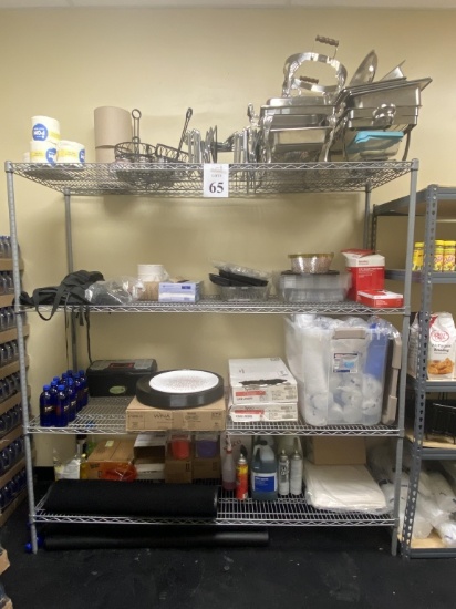 LOT CONSISTING OF SHELVING UNIT