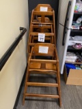 WOOD HIGH CHAIRS