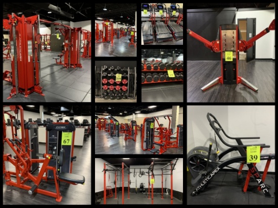 State-of-the-art Health and fitness club equipment