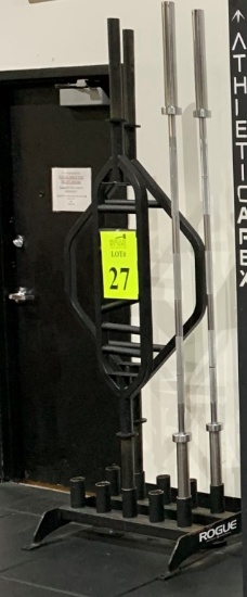 ROGUE WEIGHT BAR RACK WITH (4) BARS