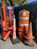 LOT CONSISTING  OF BARRICADES AND CONES