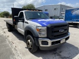 2013 FORD F550 SUPER DUTY FLATBED