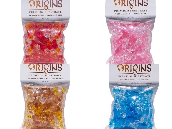 ASSORTED COLOR ACRYLIC GEMS
