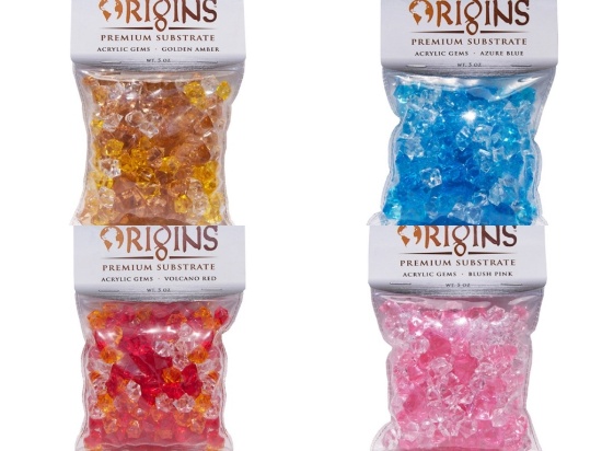 ASSORTED COLOR ACRYLIC GEMS