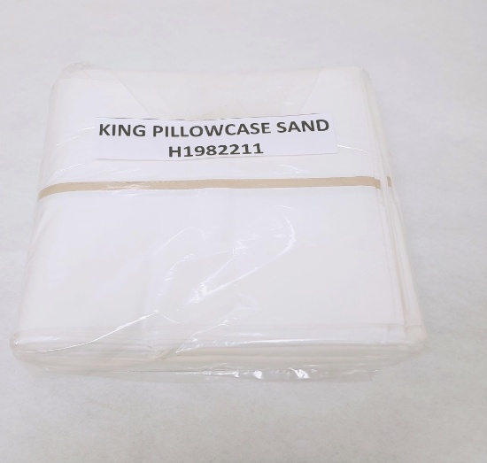 KING PILLOWCASE - SAND (600 THREAD COUNT)