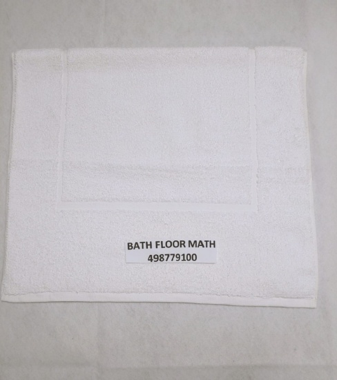 BATH FLOOR MAT - WHITE