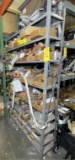 SECTIONS OF STEEL SHELVING