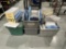 LOT CONSISTING OF ASSORTED SIZED PLASTIC BINS