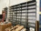 SECTIONS OF METAL SHELVING