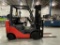 TOYOTA 3 STAGE PROPANE FORKLIFT MODEL 8FGCU25,