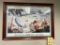VINTAGE FRAMED PAN AMERICAN AIRWAYS PIECES