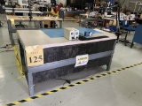 WORK BENCHES INCLUDING (3) STOOLS