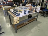 METAL WORK TABLES WITH INSPECTION LIGHTS