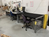 ASSORTED METAL WORK TABLES