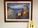 ASSORTED FRAMED PRINTS ON CANVAS AND BOARD