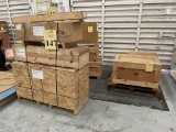 LOT CONSISTING OF CUSTOM MADE WOOD CRATES