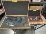 LOT CONSISTING OF (2) MICROMETERS IN CASES