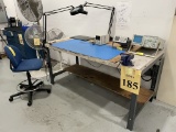 INSPECTION TABLE WITH ELECTRICAL WIRING