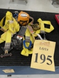 LOT OF ASSORTED HEAVY DUTY STRAPPING AND