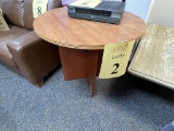 LOT CONSISTING OF SMALL ROUND FORMICA CONFERENCE