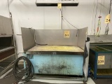 MAGNAFLUX FLORESCENT PENETRANT INSPECTION TABLE