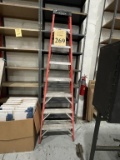 WERNER 8' A-FRAME FIBERGLASS AND ALUMINUM LADDER