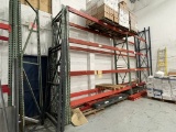 LOT CONSISTING OF TEARDROP PALLET RACKING