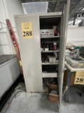STORAGE CABINET INCLUDING CONTENTS