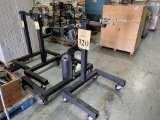 SPECIALIZED PART STANDS ON CASTERS, HEAVY DUTY