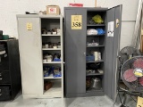 STORAGE CABINETS INCLUDING CONTENTS