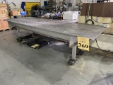 CUSTOM-MADE SOLID ALUMINUM WELDING TABLE