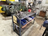 METAL WORK BENCH WITH VICE
