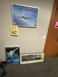 LOT CONSISTING OF (9) ASSORTED FRAMED PIECES