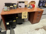 LOT CONSISTING OF DESK