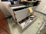 2-DRAWER LATERAL FILE WITH CONTENTS