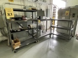 ROLLING RACKS WITH MISCELLANEOUS PARTS